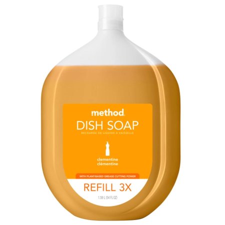 METHOD Clementine Scent Liquid Dish Soap Refill 54 oz 328103